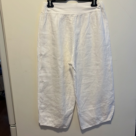 BELLA AMORE linen pants made in Italy size L - Picture 5 of 5